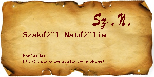 Szakál Natália névjegykártya